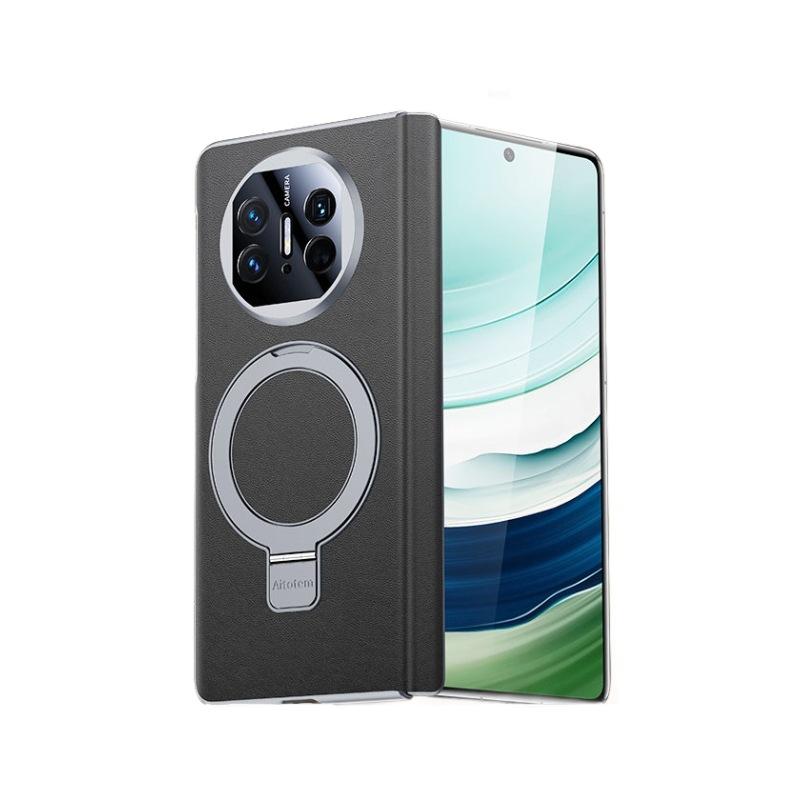 Подходит для чехла для мобильного телефона Huawei Matex5, центральный шарнир, магнитный кронштейн X3, деловой мужской чехол из кожи с полной защитой объектива X6