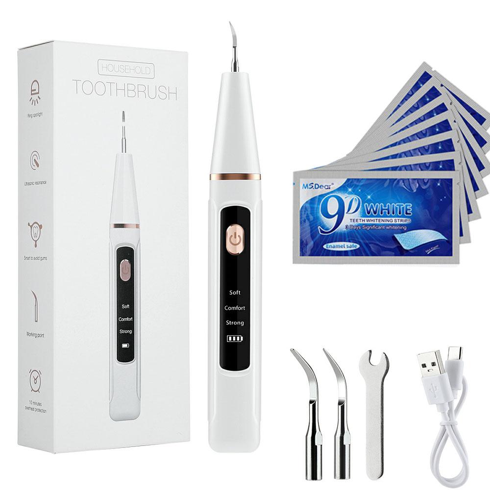 Ультразвуковой стоматологический скалер, электрический звуковой очиститель зубного налета, удаление зубного камня, зубного камня, пятен на зубах, удаление зубного камня