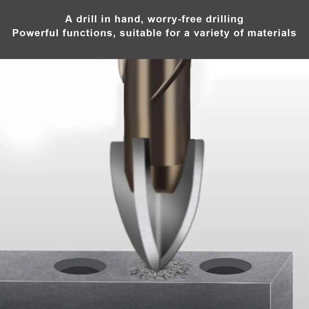 Four-Edged Cross Tile Drill Bits Set Anti Slip Hex Shank Hole Opener  Woodworker