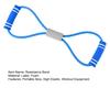 Portable Elastic Resistance Band with Anti-slip Handles for Shoulder, Back, and Body Strength Training and Stretching