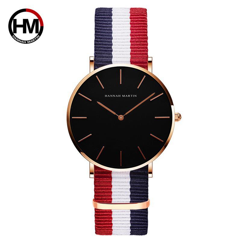 Women's Waterproof Quartz Watch with Leather Strap - Japanese Movement