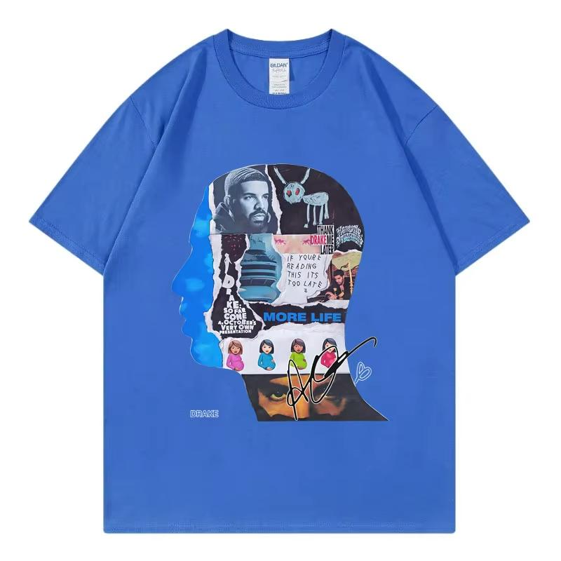 Rapper Drake Album Merch Graphic T Shirts Men Women Clothing Harajuku Hip Hop T-shirts Summer Casual Comfort T-shirt Streetwear