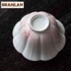 2pc/lot Hand-painted Pink Orchid Teacup Japanese Tea Bowl Cute Cup Tea-tasting Smelling Cup Jianzhan Master Cups Teaware 80ml