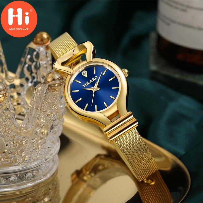 Привет модные часы Роскошные женские кварцевые часы Водонепроницаемые женские часы Женские наручные часы