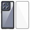 Серия WANLONFENG XC Чехол для Motorola Edge 60 Fusion 5G из ТПУ и акрила с закаленным стеклом (Большое отверстие для линзы)
