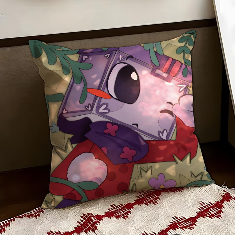 Game DDandys WWorld Cushion Cover Reversible Soft Durable Pillow Cover Home Car MultiScene Use for Daily Comfort