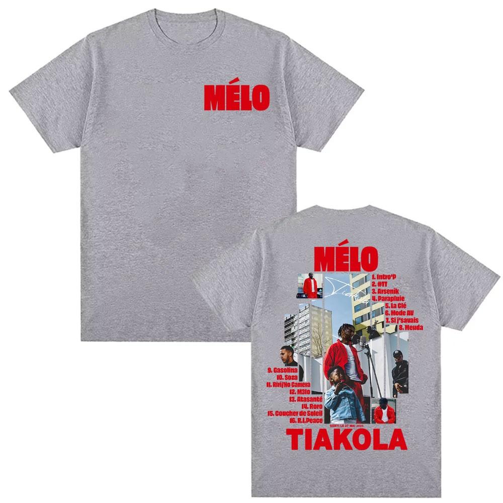 2026 HipHop Artist Tiakola Melos Summer Album Series Stylish and Retro Highquality Tshirts for Both Men and Women