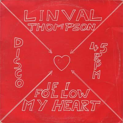 12-дюймовая пластинка LINVAL THOMPSON - If I Follow My Heart PTP1007 Star 1979 Великобритания Регги, Ска и Даб Б/У