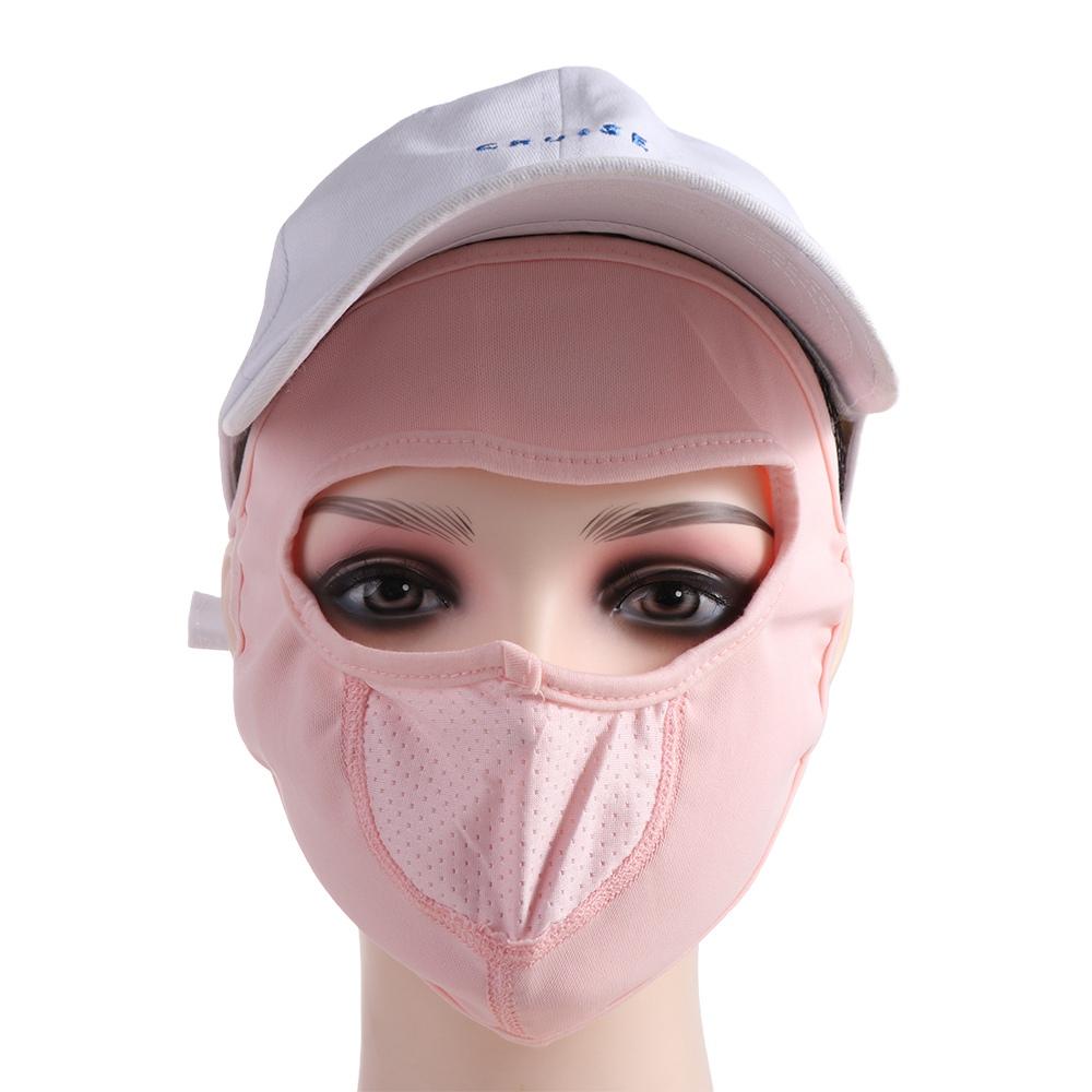 Silk Sunscreen Veil Mesh Driving Face Cover Womne Face Mask Summer Sunscreen Mask Face Gini Mask