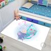 Ковер с русалкой, детский коврик для йоги в гостиной, коврик для ползания, коврик для гостиной, коврик для игровой зоны, коврик для ванной комнаты, декор комнаты