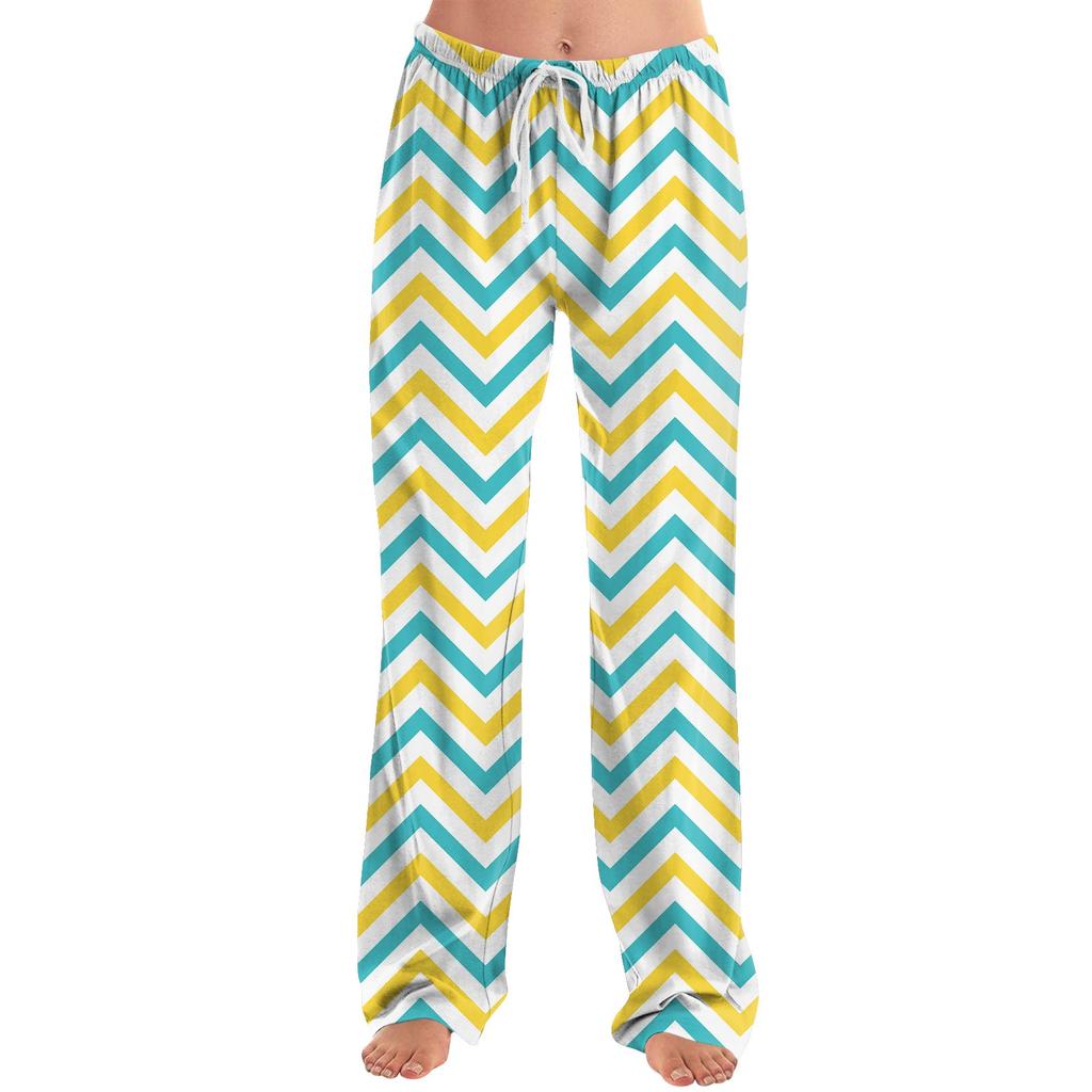 Женские модные свободные повседневные брюки с пасхальным принтом