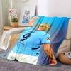 Haalands Manchester Moment Blankets Flannel Printed Breathable Warm Throw Blanket for Home Office Bedspreads 0708a82