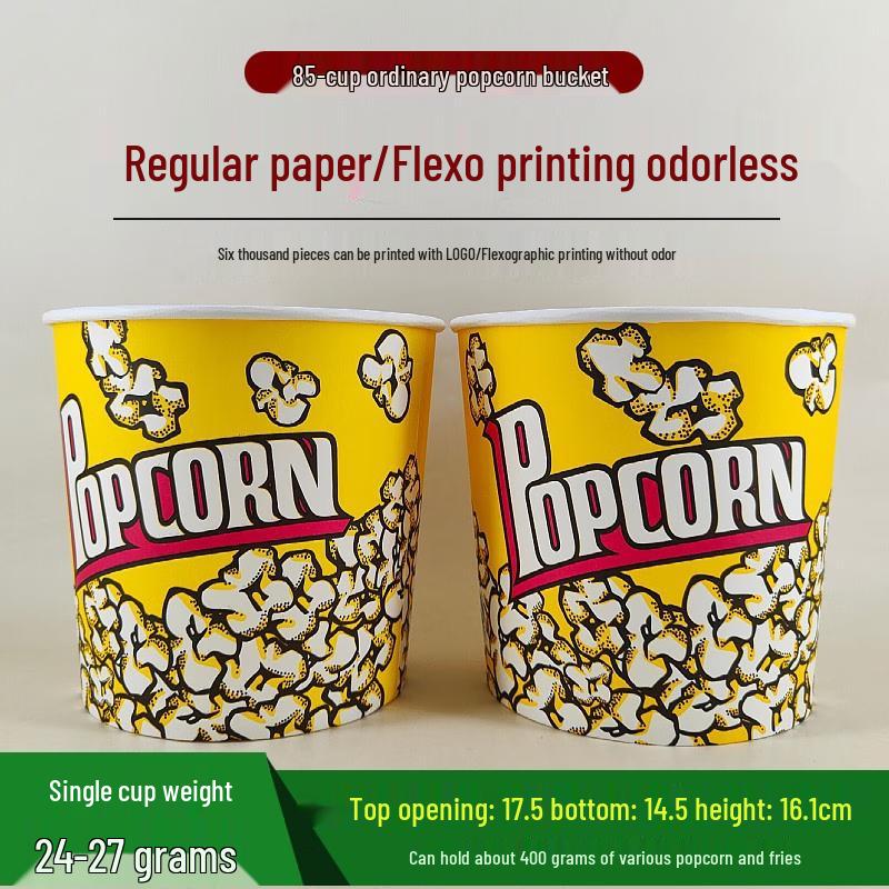 Commercial Disposable Popcorn Buckets & Cups