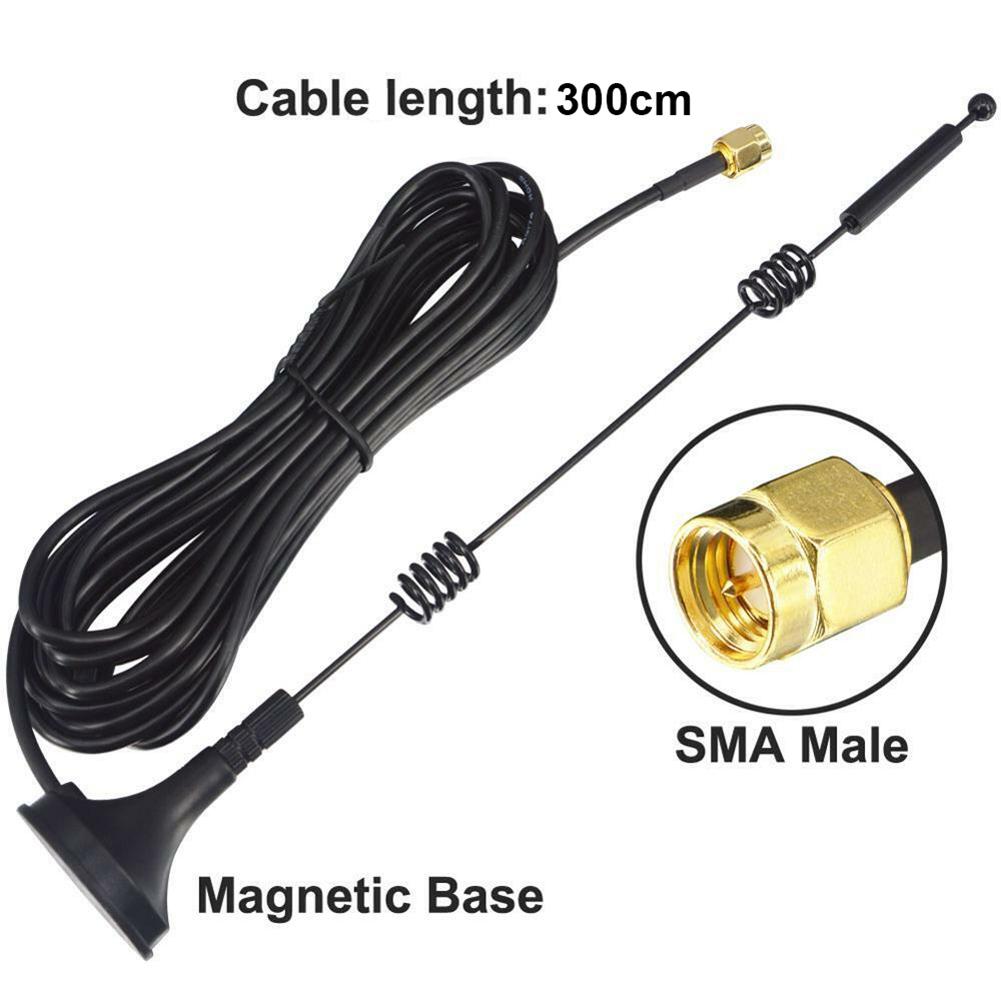 Антенна 12 дБи, 1 шт., двухдиапазонное магнитное основание 2,4G/5,8 ГГц, 1 шт.