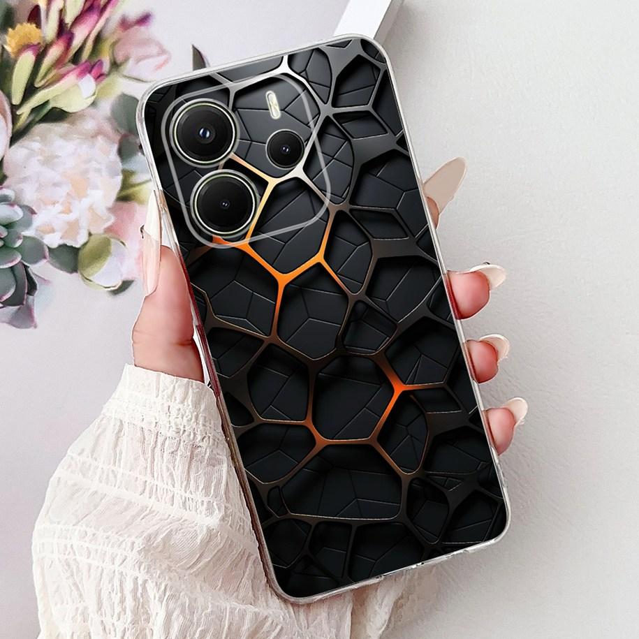 Силиконовый чехол для Xiaomi Redmi Note 14 4G EU 2025, чехол, крутой Лев Леопард Дракон Животные, мягкий тонкий чехол для Note14 4G EU, чехол