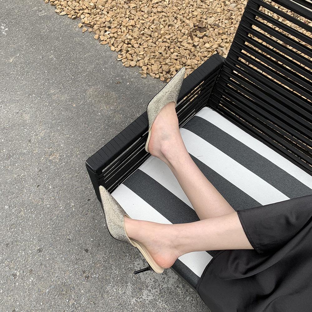 Модные женские босоножки со стразами, тонкие высокие каблуки, черные, зеленые, фиолетовые, бежевые, летние уличные туфли-мюли, туфли-лодочки на шпильках для вечеринок, размеры 35-39