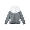 Спортивная куртка Windrunner с полной молнией 'Белый Серый' Мужская 727325-084