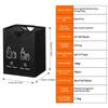 82L Bottle Recycling Bin Trash Can Foldable Storage Bag Laundry Bag Dirty Clothes Storage Deposit Bottles Collection Container