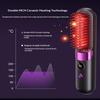 Convenient Cordless Hair Straightener Brush with LCD for Home or Travel Styling Anytime Anywhere
