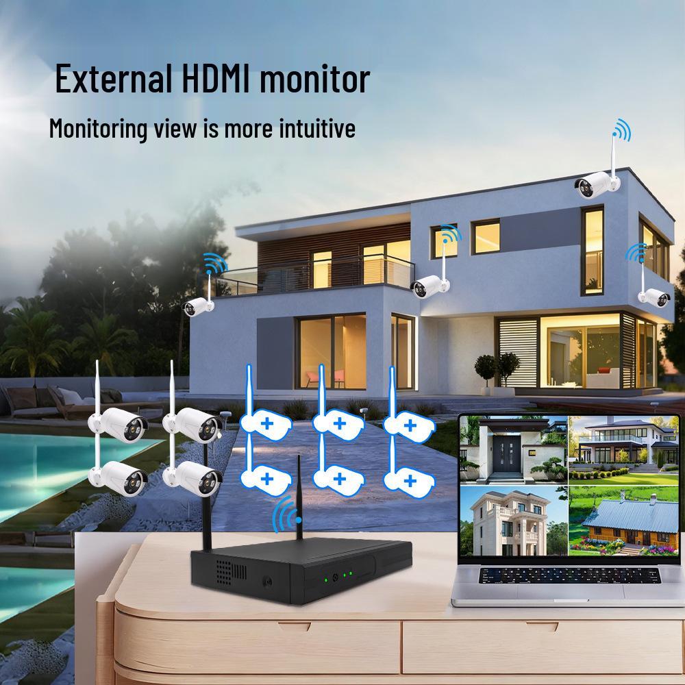 Беспроводной комплект NVR 5 МП: 4/8-канальная система видеонаблюдения с удаленным просмотром через мобильное устройство