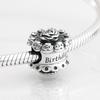 New 925 Sterling Silver Love Family Enamel Round Shape Cz Beads Fit Original Charms Bracelet Bead Jewelry Making