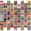 50 красочных настенных открыток в стиле хиппи, креативная модная фотография, настенное украшение