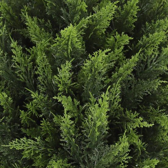 Искусственное топиарное дерево в форме шара из кедра с грунтовым колом 23" Устойчивые к УФ-излучению искусственные кусты самшита Поддельный вечнозеленый кипарис