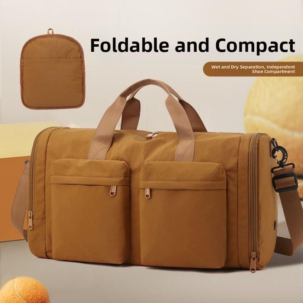 Large Capacity Gym Luggage Shoulder Bag Waterproof Sports Fitness Bag Weekend Handbag Workout