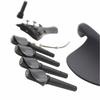 4/4 Violin Chinrest with Tailpiece Tail Rope Tuning Peg Endpin Screw Violin Accessory Kit
