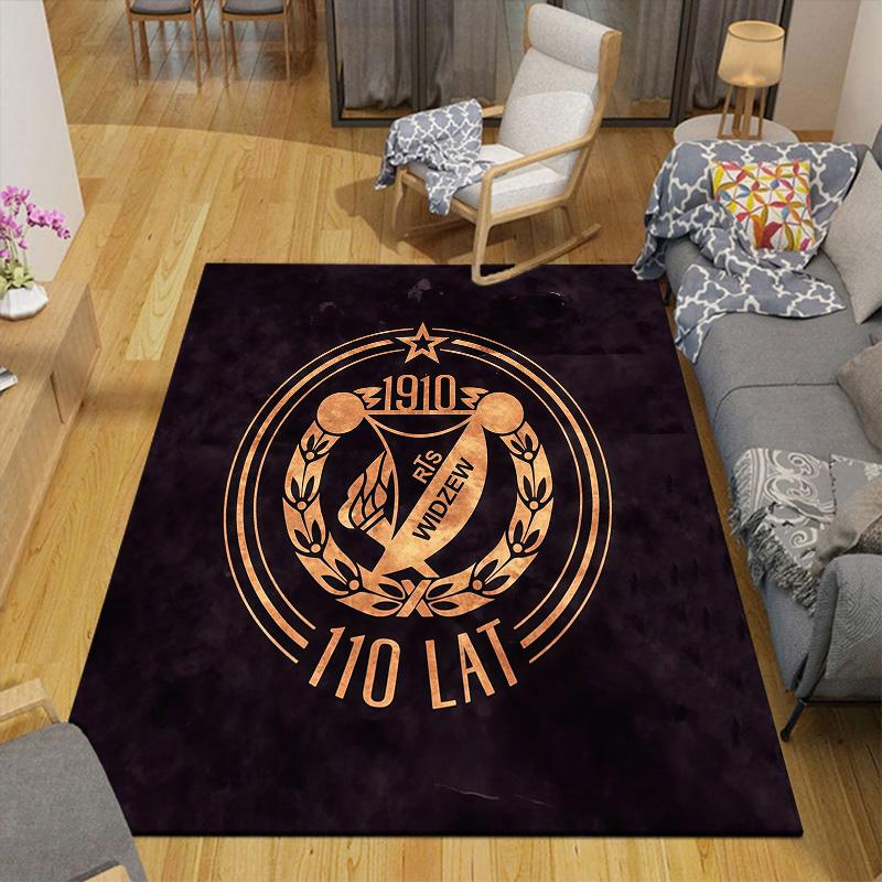 Widzew Flannel Pattern Square Carpet,Area Rug,Carpet Rug for Living Room Bedroom Sofa Playroom Decor,Non-slip Floor Mat