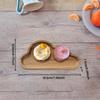 Wood Serving Tray Dried Fruit Plate Food Dish for Cupcake