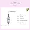 BAMOER Bohemian Style Dream Catcher 925 Sterling Silver Bead for Jewelry Making Feather Tassel Charm