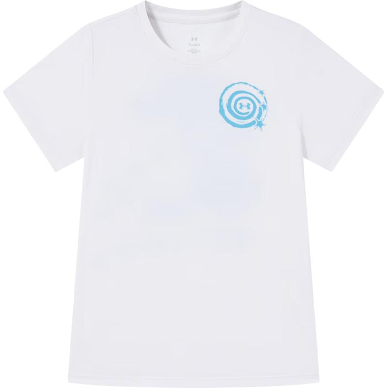 Under Armour Kids' Short-Sleeve Cotton-Feel Breathable T-Shirt