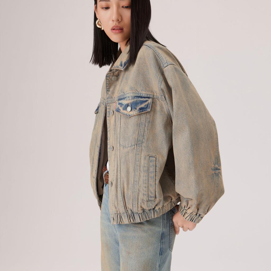 Джинсовая куртка Levis женская весна-лето винтажная однотонная свободная уличный стиль женские куртки 006Q8-0000