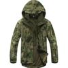Shark Skin Soft Shell Military Tactical Jacket Men Waterproof Windproof Warm Coat Camouflage Hooded