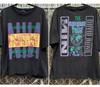 Винтажная футболка 1995 года Nine Inch Nails David Bowie Outside Tour, двусторонняя, унисекс, репринт