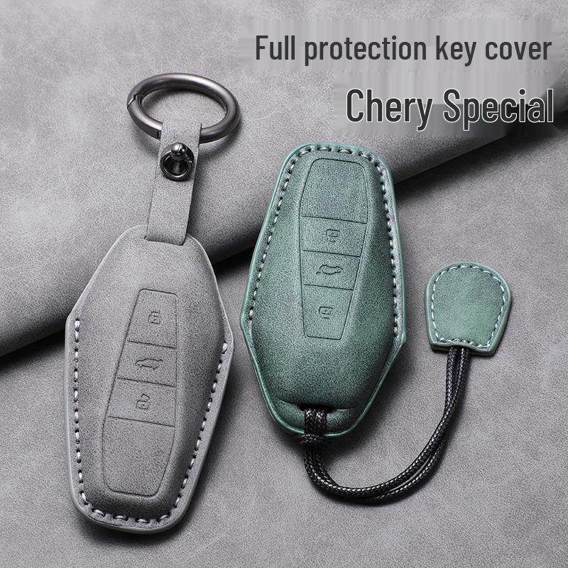 Чехол для ключа Chery: Удобная, стильная сумка-оболочка и пряжка для EQ7 | Модифицированный автомобильный аксессуар