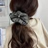 Scrunchies Hair Bands Large Big Accessories for Women Girl Ties Rubber Korean Elastic Bow Rhinestone Fascinator Designer Vintage
