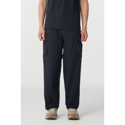 Kolon Sports Унисекс Свободный крой 2-сторонние отстегивающиеся брюки-карго Blk Tlpnm25531