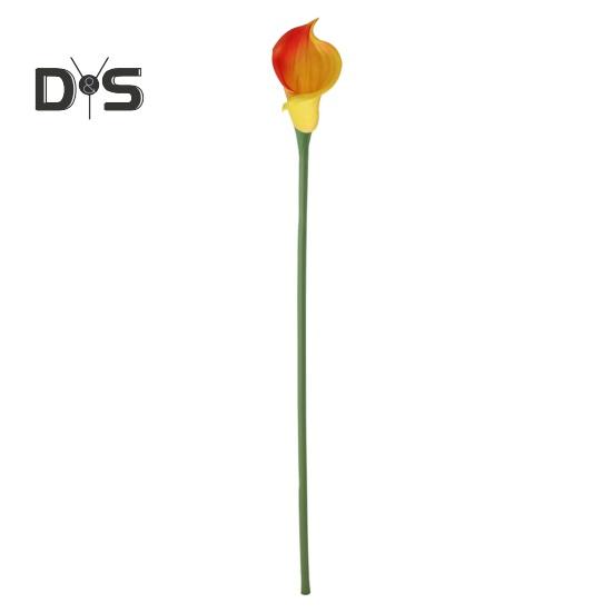 Не выцветающее искусственное растение, привлекающее внимание, необычный обжимной цветок-имитация каллы