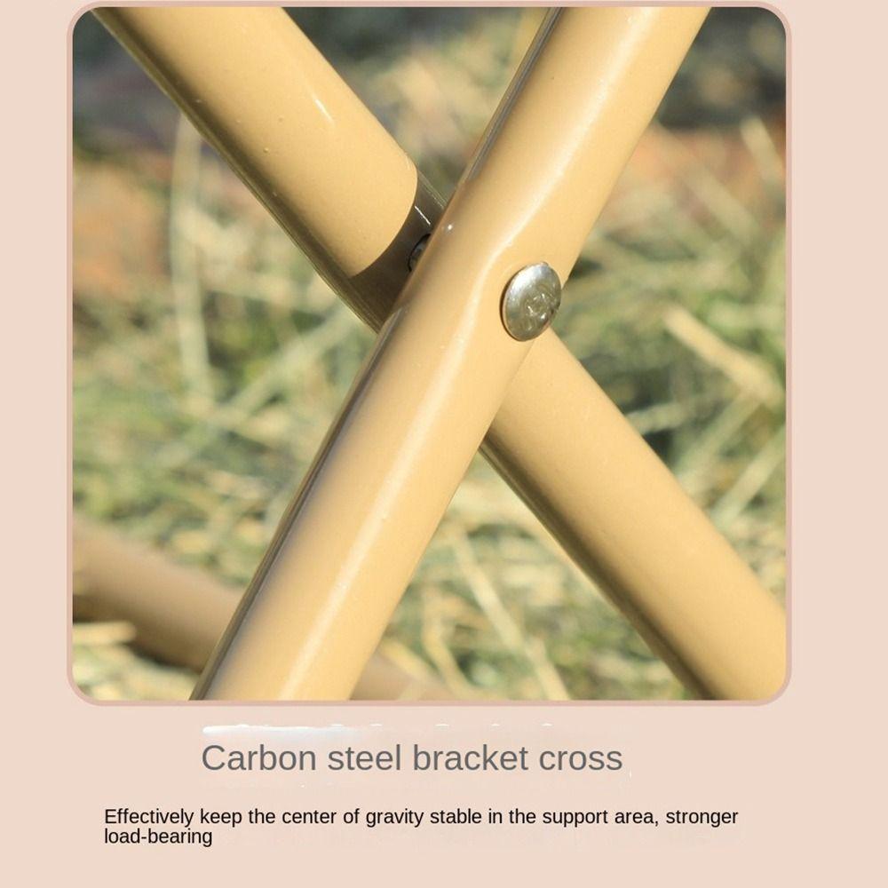 Sturdy Sports Folding Chair Wear-resistant Pencil Case Stool Folding Backpack Stool Fishing