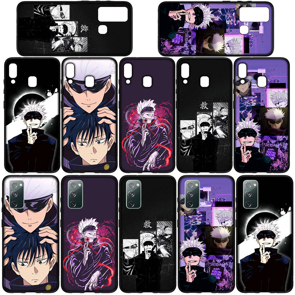 Для iPhone 16 15 Xiaomi Redmi Note 14 13 12 11 Pro Max X 16e Samsung Galaxy S25 S24 S23 Moto OPPO Huawei Jujutsu Comics Gojo Satoru Kaisen чехол для телефона