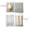 Dolls Body Leg Model Silicone Fondant Molds Aromatherapy Plaster Clay Mold Craft Mould DIY Cake Decorating Baking Tools