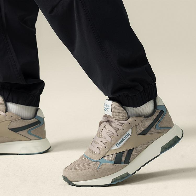 Reebok Низкие Повседневные Кроссовки Унисекс Серо-Зеленые Кроссовки 100201253