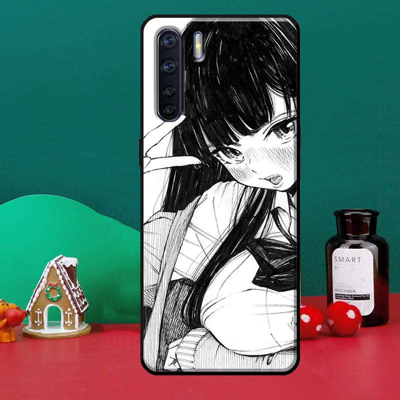 Милый чехол для телефона Kawaii Japan Girls Harajuku для OPPO A15 A83 A91 A93 A1K A3S A5S A52 A72 A54 A74 A94 A31 A5 A9 A53S 2020