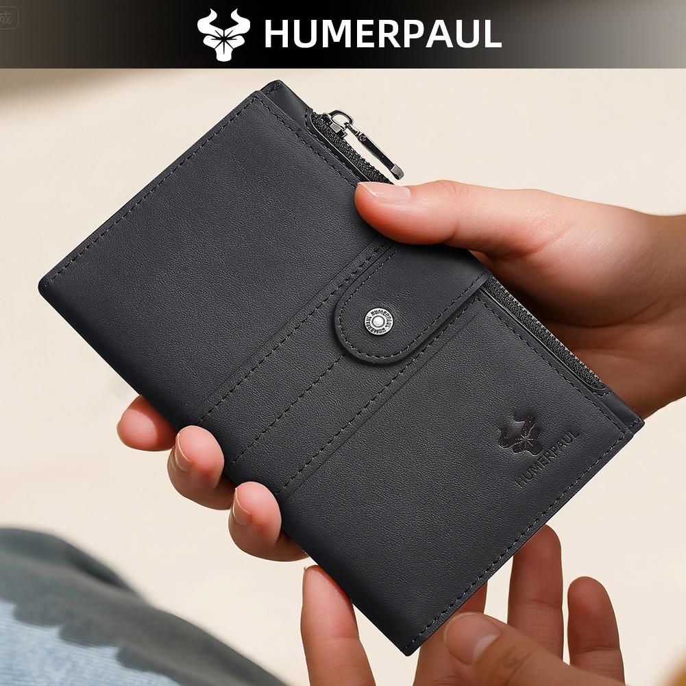 Humerpaul Женский кожаный кошелек кошелек большой емкости многофункциональный кошелек для мелочи кошелек из натуральной кожи первого слоя держатель для паспорта держатель для дорожных карт
