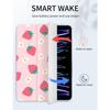 Coque de Protection - E.F.Connection - pour iPad Pro 11" - Motif Fraise - Rabat Pliable - Protection Optimale
