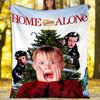 Home Alone Theme Printed Blanket - Perfect for Couch, Bed, Travel & Outdoor Use | Machine Washable, Cozy & Durable.