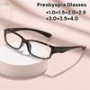 Reading Glasses Men Women Sports Anti-Blue Light Presbyopia Eyewear Outdoor Cycling Anti Slip Frame Goggles +100 To+400 Glasses