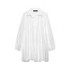 TAOP&ZA Spring/Summer Women's Loose Turn-Down Collar Long Sleeve Casual Dress